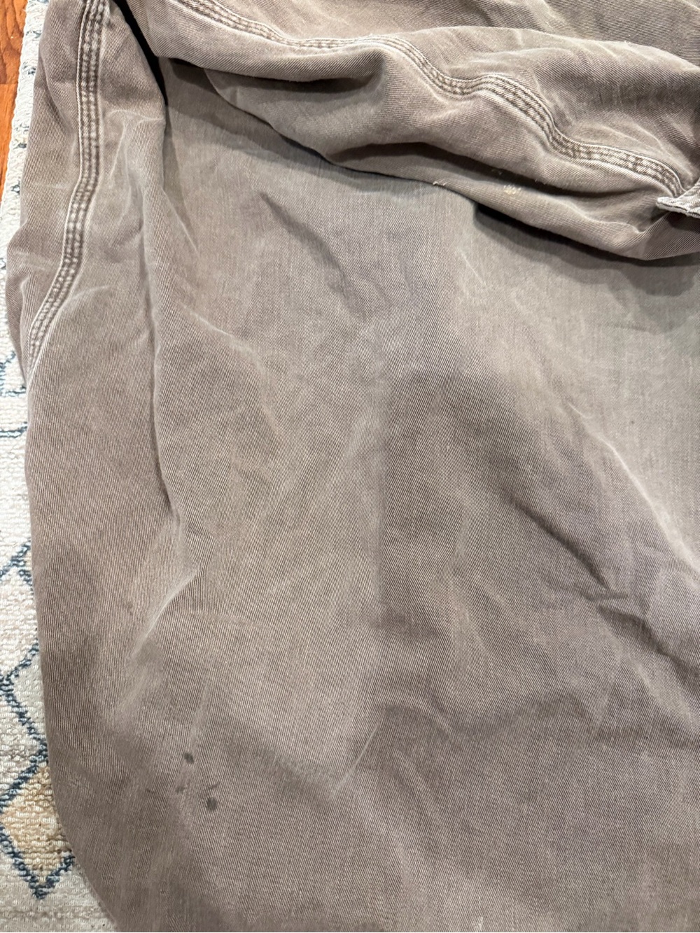 Carhartt Men's Washed Brown Button-Down Work Shirt - Picture 13 of 13